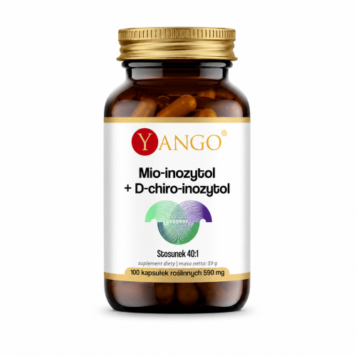 Mio-inozytol + D-chiro-inozytol 40:1 – na PCOS i gospodarkę hormonalną – 100 kapsułek – Yango.png