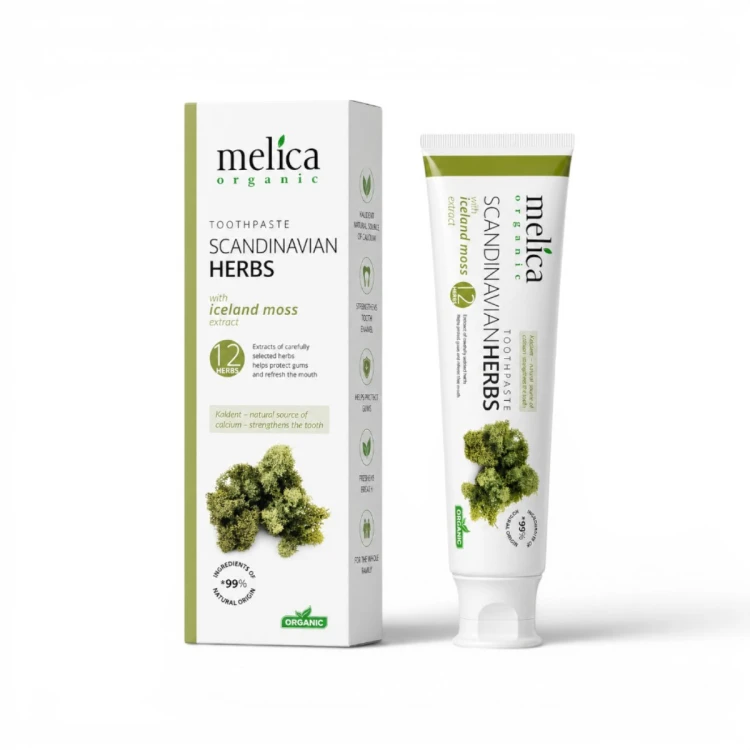 Pasta do zębów bez fluoru Skandynawskie Zioła Melica Organic 100 ml.png