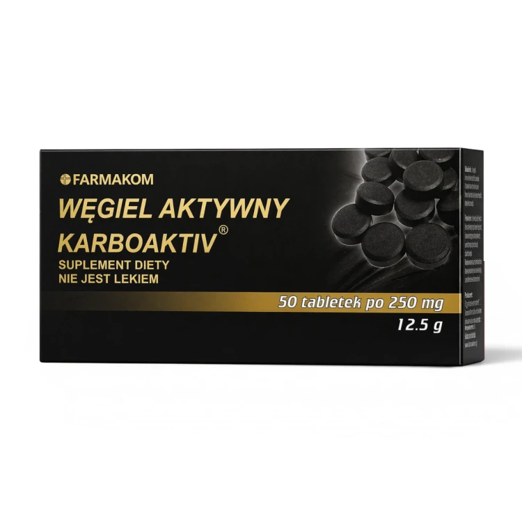 Węgiel aktywny Karboaktiv 50 tab 250mg.png
