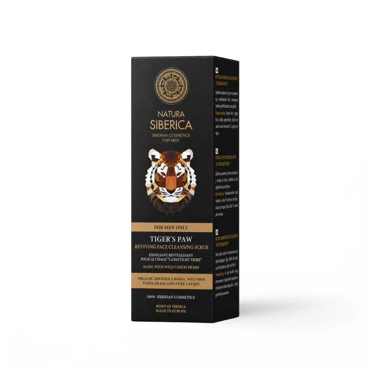 Natura Siberica Men ORZEŹWIAJĄCY PEELING do twarzy dla mężczyzn 150 ml.png