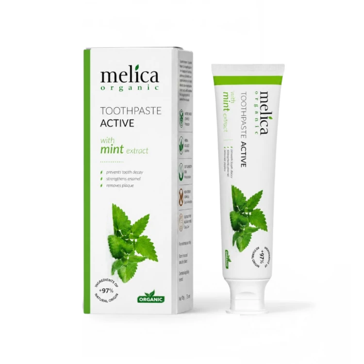 Pasta do zębów bez fluoru miętowa Melica Organic 100 ml.png