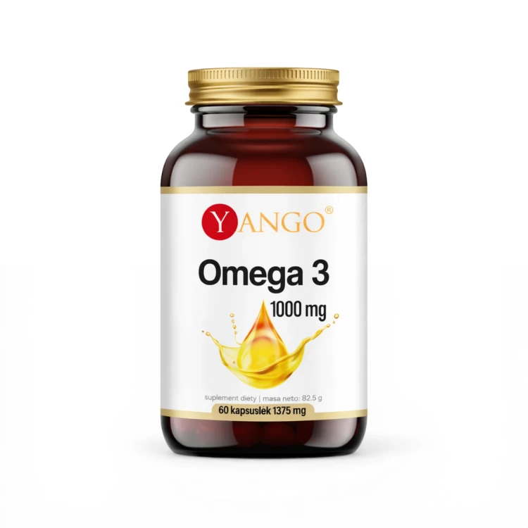 Omega-3 1000 mg – serce, mózg i wzrok 60 kapsułekz witaminą E.png