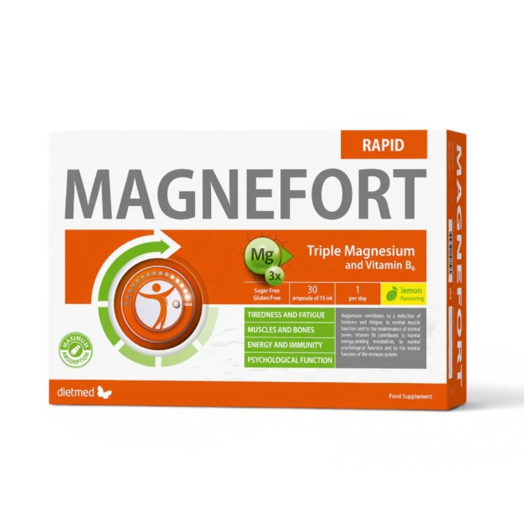 MAGNEFORT Rapid Potrójny Magnez Witamina B6 30 ampułek po 15ml.png