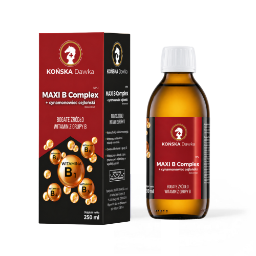 Witamina B B1B2 B3 KOŃSKA DAWKA Cynamonowiec cejloński MAXI B Complex 125ml.png