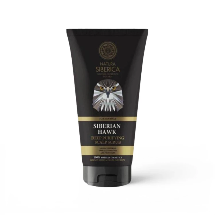 Natura Siberica Men Peeling do skóry głowy Wzrost włosów Jastrząb 150 ml.png