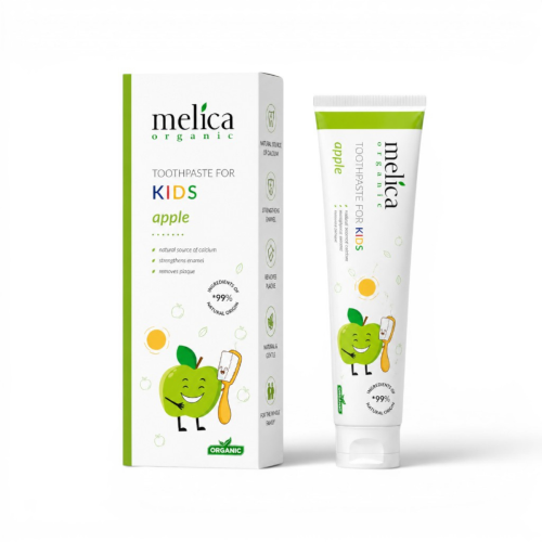 Pasta do zębów dla dzieci bez fluoru jabłkowa Melica Organic 100 ml.png