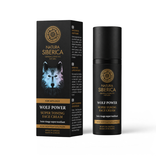 Natura Siberica MEN Tonizujący krem do twarzy Siła wilka 50ml.png