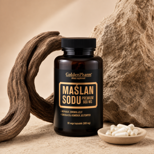 Maślan Sodu 600 mg - 474 mg kwasu masłowego, 90 kaps. Golden Pharm.png