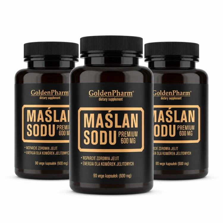Maślan Sodu 600 mg - 474 mg kwasu masłowego, 90 kaps. Golden Pharm.png