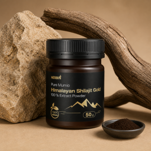 Mumio Himalajskie Żywe Shilajit Gold Proszek Herbin 50g.png