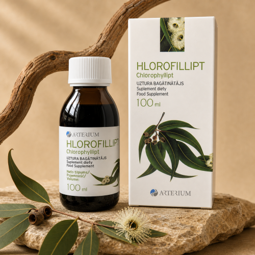Chlorofillipt płyn (ekstrakt chlorofilu eukaliptusa) 100ml Hlorofilipt