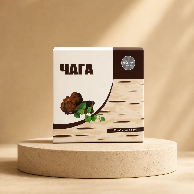 Czaga (chaga) Huba Brzozowa 50 tabl. 500mg
