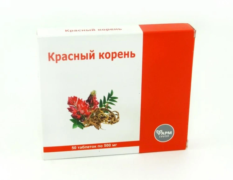Czerwony korzeń 500 mg Farmgrupp w tabletkach 50 tab..jpg