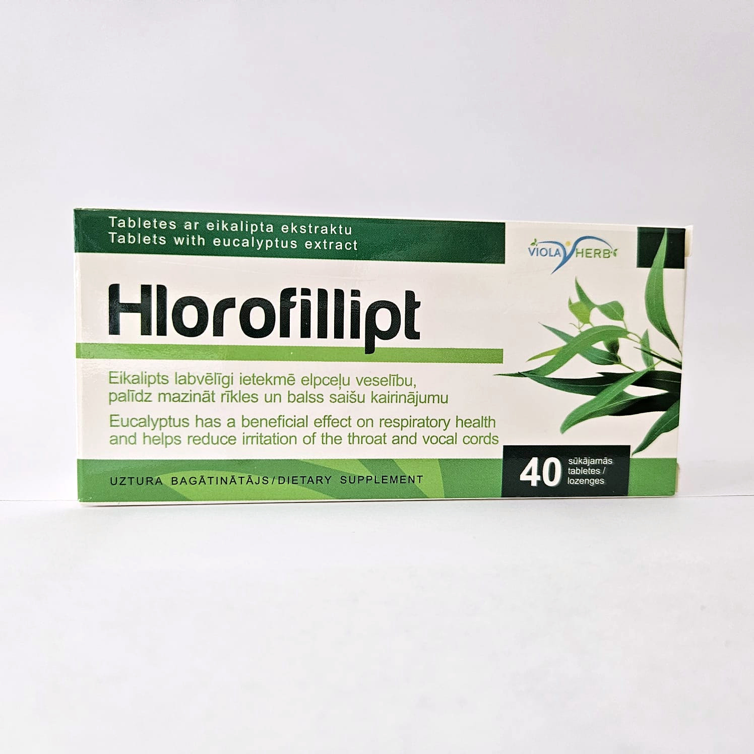 Chlorofillipt tabletki z eukaliptusa 40 tab. 