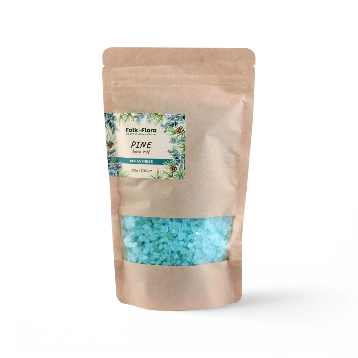 Sól do kąpieli Rozluźniająca przed snem SOSNA BETTER SLEEP FOLK&FLORA  500g 