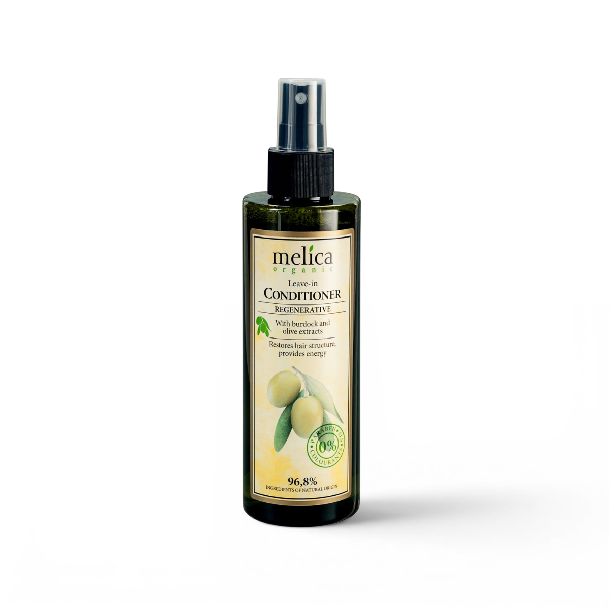 MELICA ORGANIC Serum Łopianowe Ekstrakt Oliwki Regenerujące do Włosów 200ml