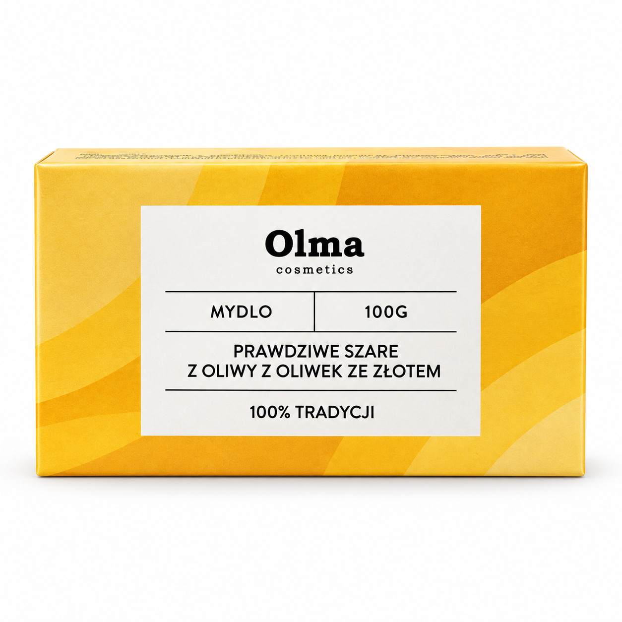 Mydło „Prawdziwe Szare” z oliwy z oliwek ze złotem 100 g