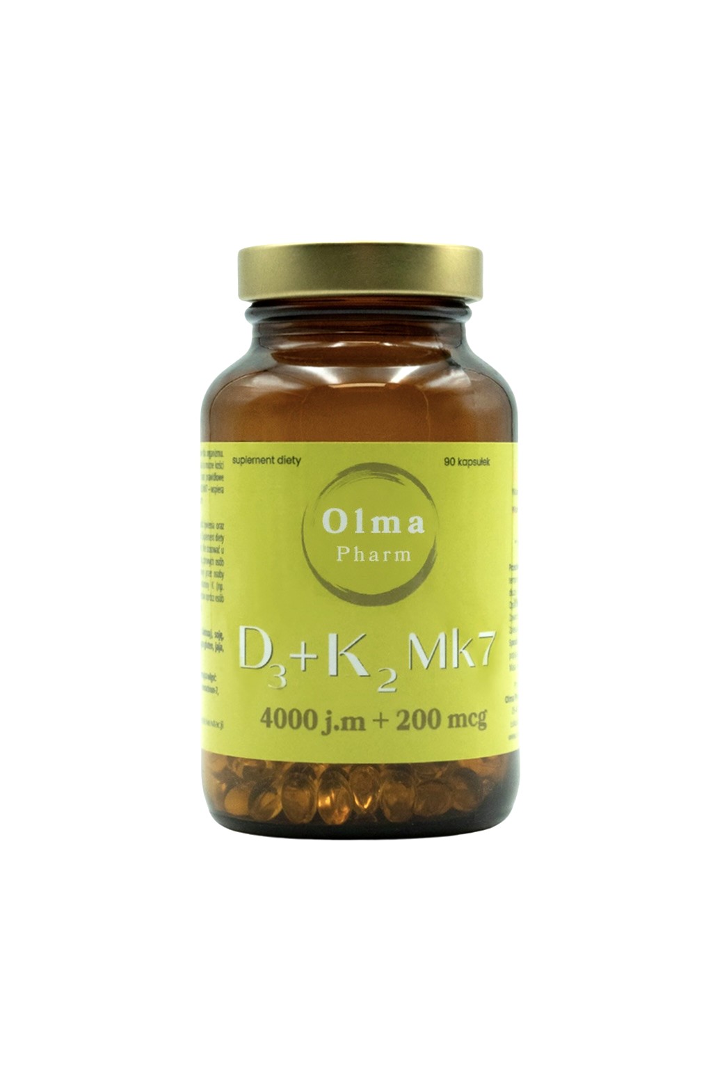 Witamina D3 + K2 MK-7 4000 IU + 200 µg 90 kapsułek